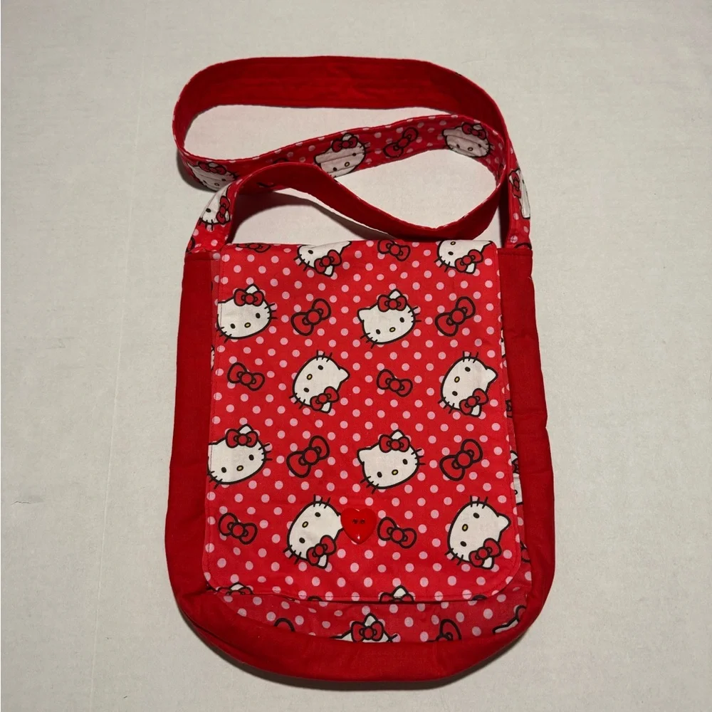 Hello‎ Kitty Messenger Bag AOP Cute, Red, 12